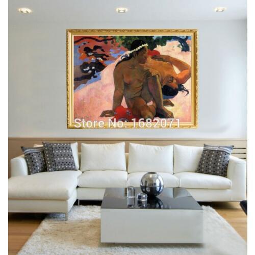 Well-Know Artwork Paul Gauguin Are You Jealous Oil Painting On Canvas Reproduction Hand-Painted Are You Jealous Canvas Painting