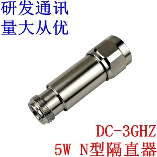 5W N type coaxial straight isolator DC Blocker Blocker DC-block, DC-3Ghz