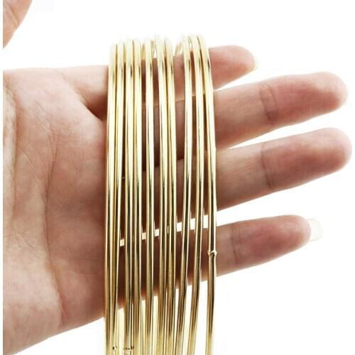 10pcs Dream Catcher Ring Round Metal Circle Embroidery Hoop Wind Chime Hanging DIY Craft Accessories