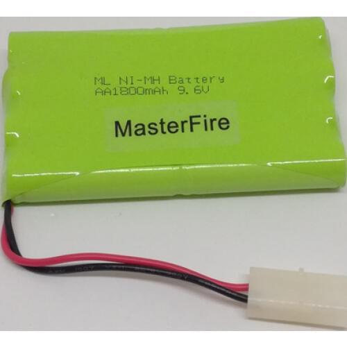 MasterFire 10PACK/LOT Brand New 9.6V AA 1800mAh Ni-MH AA Battery Rechargeable NiMH Batteries Pack With Plugs