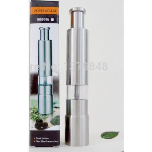 Stainless Steel Pepper & Salt Herb Mill Grinder Gourmet Cooking tools Kitchen tool