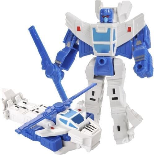 Mini Transformation Robot Toy Engineering Vehicle Model Educational Assembling Deformation Toy for Children Action Figure Cars