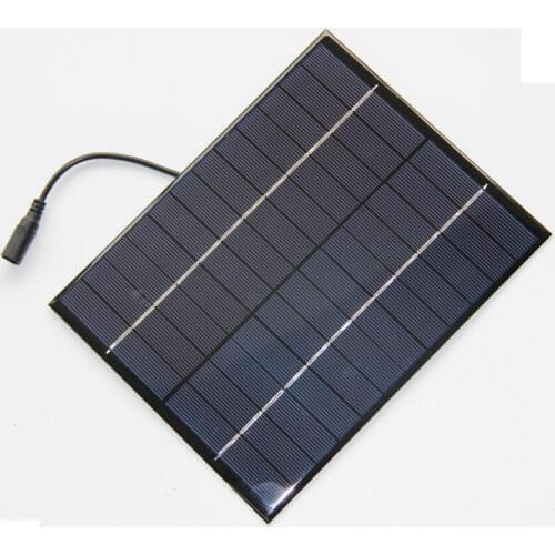 New 5.2W 12V Solar Cell + DC Polycrystalline Solar Panel DIY Solar Power/Battery Charger For 9V Battery 165*210MM High Quality