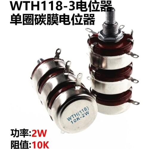 New WTH118 2W 10K WTH(118) 3 layer dual Potentiometer triple potentiometer