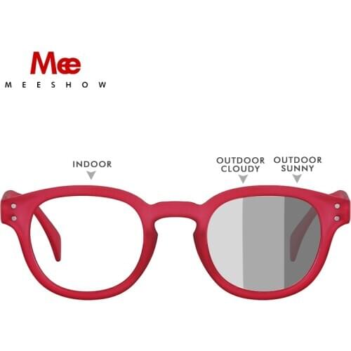 MEESHOW Photochromic Sunglasses Women Men Driving Goggles Anti-glare Chameleon Uv400 Prescription Reading Glasses French Glasses