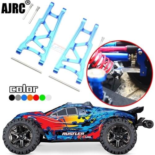 Traxxas XO-1/Bigfoot/Rally/Rustler/Slash4WD aluminum alloy front and rear compatible lower A arm #3655