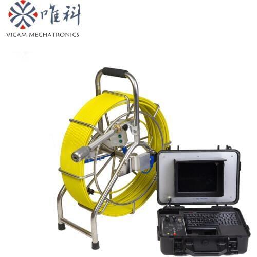 Vicam Dia.40mm Self-leveling Inspection Camera 60m Underwater Well Pipe Inspection Camera With HD DVR