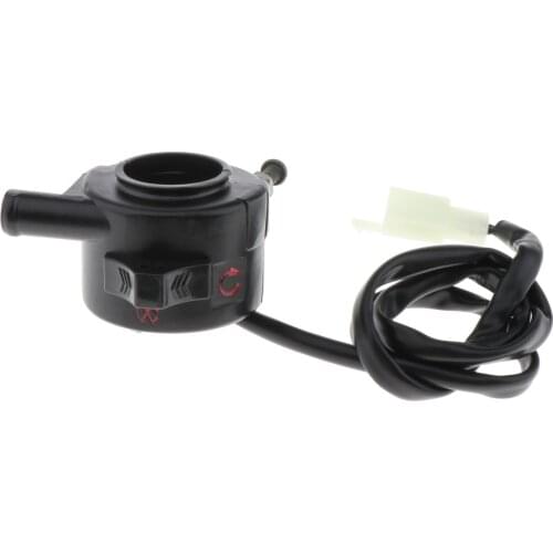 Motorcycle Handle Kill Switch Throttle Housing Assembly for Yamaha PW80 PY80, 22mm Diameter Hole