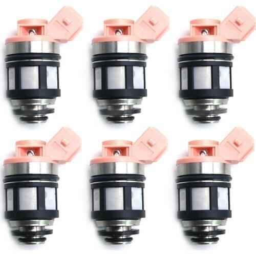 6PCS Fuel Injector 16600-88G10 JS20-1 For Nissan Pickup D21 Pathfinder Quest for Mercury 3.0L 1660088G10 16600-88G00 16600-88G11