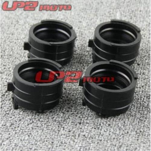 Intake Manifold Boot Carburetor Carb Insulator for Honda CBR400 NC23 1987 1988-1989 CBR400 NC29 1990-1994 CB-1 CB400F 1989-1991