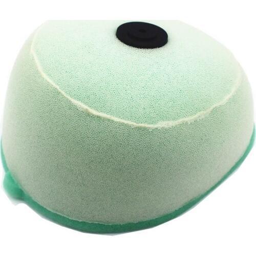 Green Motocross Dual Foam Air Filter Intake Sponge Cleaner For Suzuki RM125 RMZ250 RMZ450