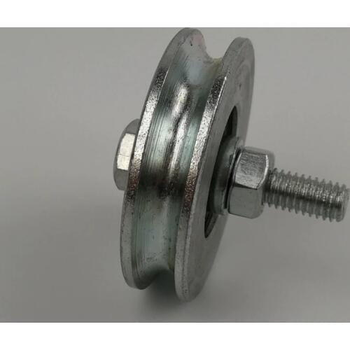 1.5 inch diamtere 40mm slidinng 45# steel U-groove rope rollers/wheels/pulleys 609 bearing bore 9mm with M6x30 bolt. 10pcs/lot