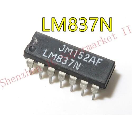 1pcs/lot LM837 LM837N DIP14
