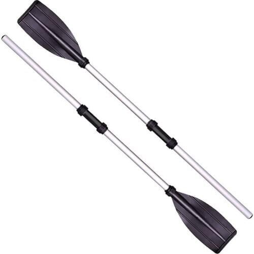 New 2 Pcs Aluminum Alloy Detachable Float Afloat Oars Fitting Boat Rafting Paddle Canoe Oar Boating Accessories