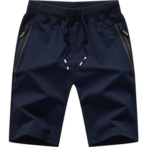 2021 summer new Washed shorts men classical knee length solid color pants high quality plus size shorts Beach Brand Sweatpants