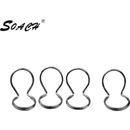 SOACH 4pcs\lot Guitar Picks Finger Silver Metal Classical Finger style Bass guitar accessories picks