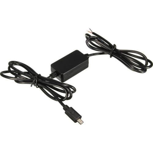 Car DVR Exclusive Power Box micro USB Port Wire Tachograph Power Line Voltage Conversion Step-Down Line For DC 5V Car DVR