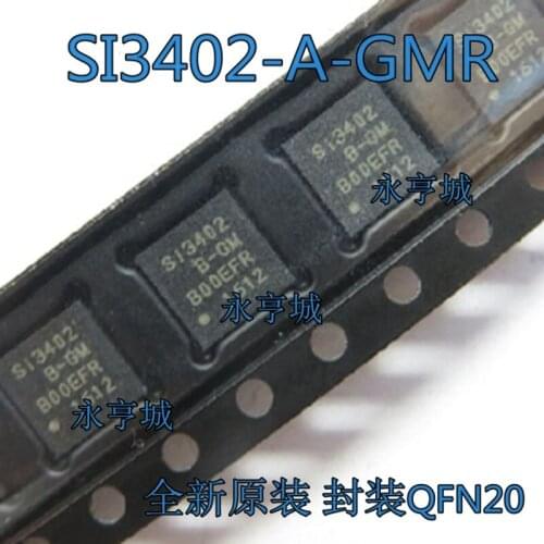 Free Shipping 10pcs/lot SI3402-A-GMR SI3402 SI3402-GM QFN-20 new original stock