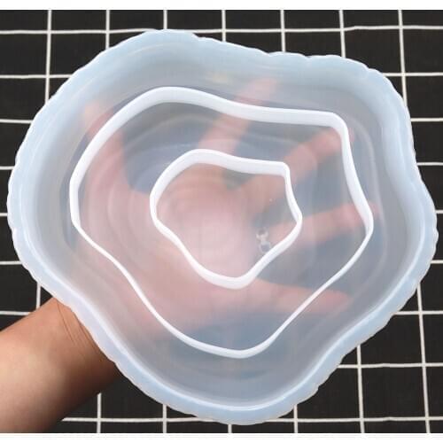 Large Stump Resin Tray Ashtray Storage Silicone Mold for DIY Crystal Epoxy Resin Coaster Home Decoration Resin Crafts