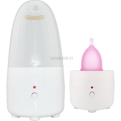 Menstrual cup disinfector steam disinfection menstrual cup disinfection
