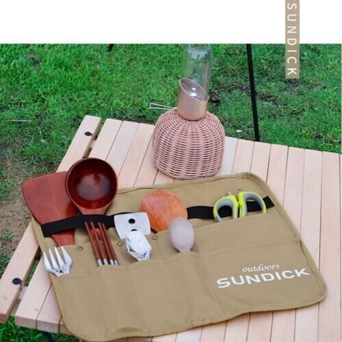 Proof Tableware Storage Bag Camping Meal Bag Outdoor Hiking Barbecue Tableware Oxford Cloth Water