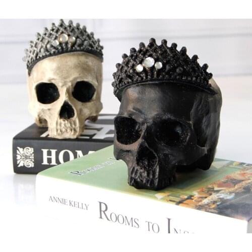 Creative resin crafts skeleton queen ornaments decorations Halloween crafts decor