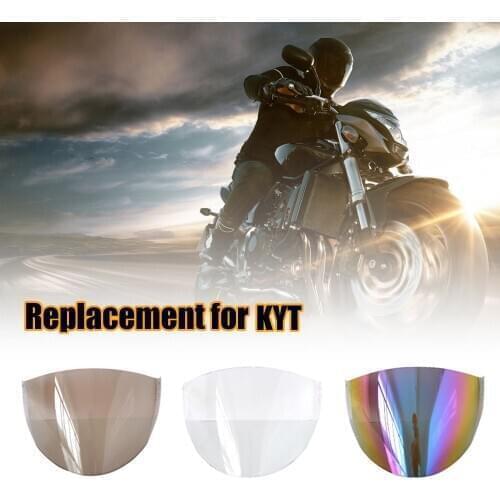 Motorcycle Anti-UV Anti-Scratch Wind Shield Helmet Lens Visor Replacement for Moto Helmet KYT