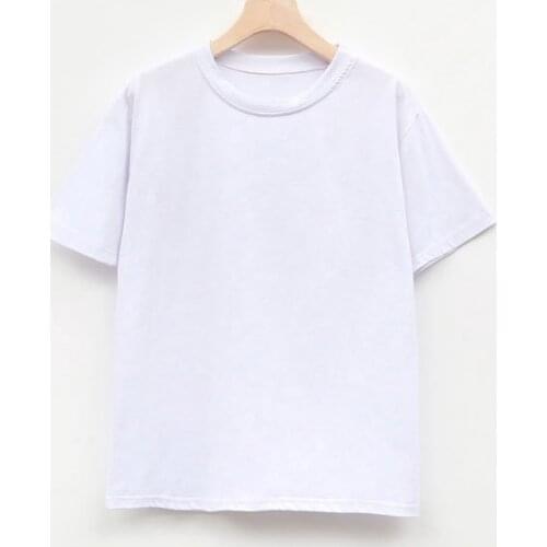 New Classic high quality summer casual breathable soft short sleeve womens T-shirt