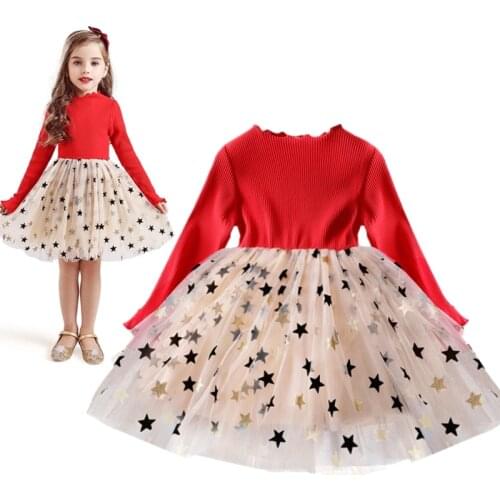 Baby Girls Dress Kids Clothes Winter Long Sleeves Casual Wear White Princess Dress School Daily Dress Vestido Infantil For 3-8T