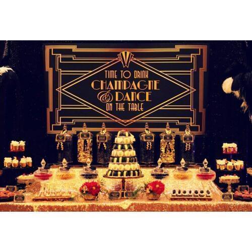 Custom Great Gatsby backdrop High quality Computer print party photography studio background
