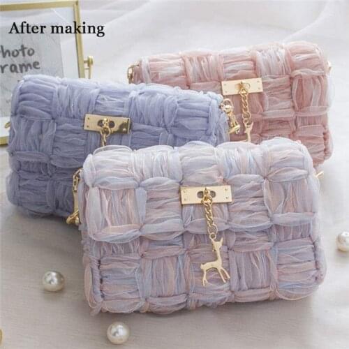 Net Cover Gauze For Woven Bag DIY Shoulder Bag Material Female Plastic Handbag Bag Handmade Accessories