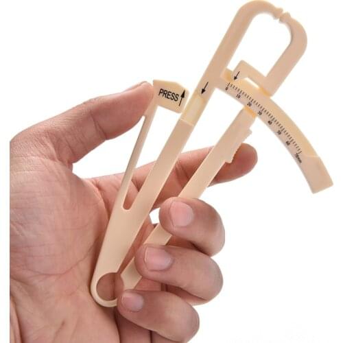 1pc Personal Body Fat Caliper Skin Analyzer Measure Charts Fitness Slim Keep Health Tester Body Fat Monitor Sebum Meter Folder
