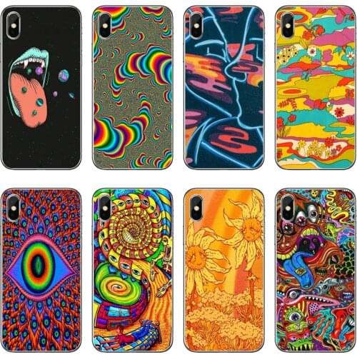 Hippy Hippie Psychedelic Art Silicone Phone Case For Xiaomi Mi 11 Note 10 10T 9 9T 8 Pro A2 Lite A3 A1 Poco F1 F2 M3 X3 NFC