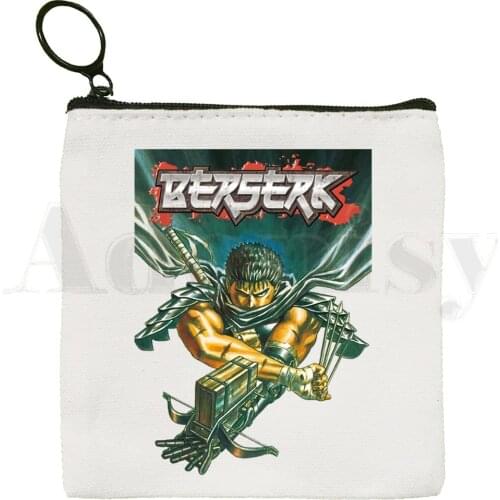 Berserk Guts Swordsman Gatsu Sacrifice Zodd Bag Coin Purse Storage Small Bag Card Bag Key Bag Coin Clutch Bag Zipper Key Bag