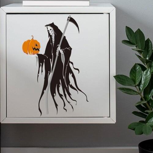 Pumpkin lantern ghost Halloween Wall Sticker living room home decorations wallpaper Halloween decor Mural festival stickers