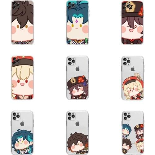 Genshin Impact Phone Case Cover for Iphone 12 Pro Max X XR XS MAX 6 7 8 Plus 11 Pro Max