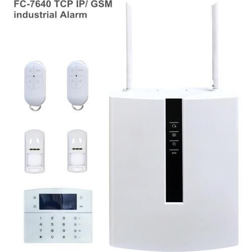 128 Wired Zone industrial Alarm RJ45 Ethernet TCP IP Smart Alarm GPRS GSM Security Alarm System With WebIE and APP Control