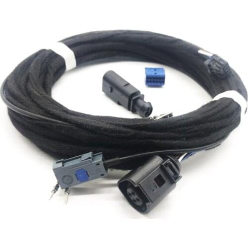 For V W Passat B8 Golf MK7 7 3-wire Rear View camera Volkswagen logo Camera Cable wire harness