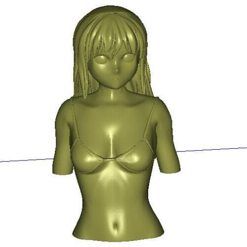 3D model 3D solid model sculpture for cnc machine in STL format beauty/beautiful nude girl