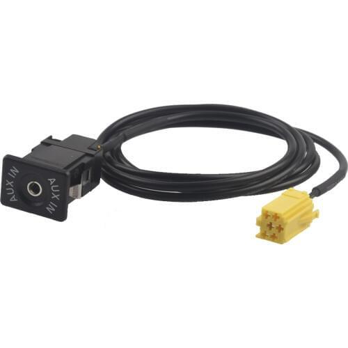 6Pin Aux Audio Cable Socket Interface Adapter Cable For Alfa Romeo 159 for Fiat Grande Punto 500