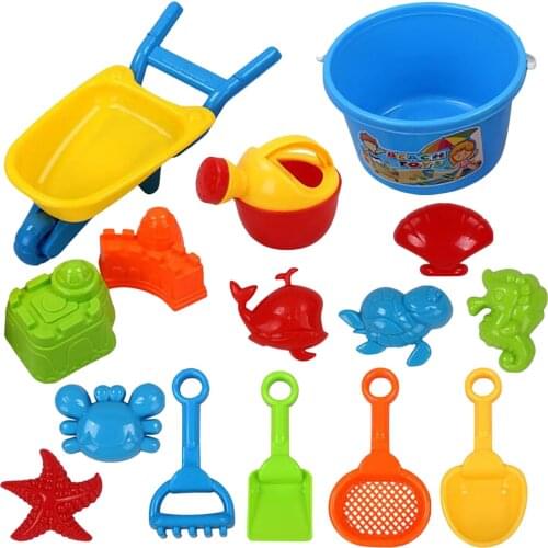 7 Piece Beach Toy Sand Set Sand Play Sandpit Toy Summer Outdoor Toy Strand Speelgoed Kids Baby Toys Juguetes Beach Sand Toys