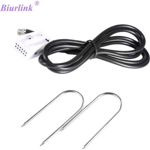 Biurlink Car RD4 Radio Aux Cable 3.5MM Slot Audio Plug For Peugeot 307 308 408 407 507