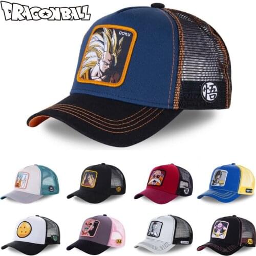 New Brand DRAGON BALL Z All Styles Snapback Cotton Baseball Cap Men Women Hip Hop Dad Mesh Hat Trucker Hat Dropshipping