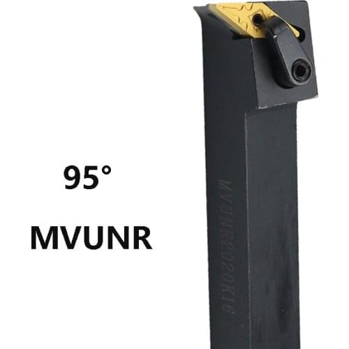 BEYOND 95° MVUNR MVUNL Turning Tool Holder External Carbide Inserts Shank MVUNR1616H16 MVUNR2020K16 Lathe Cutter Bar use VNMG16