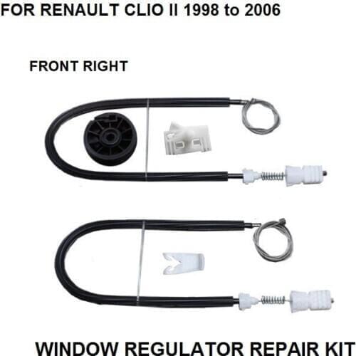 FOR RENAULT CLIO II 3 DOOR WINDOW REGULATOR REPAIR KIT FRONT RIGHT SIDE