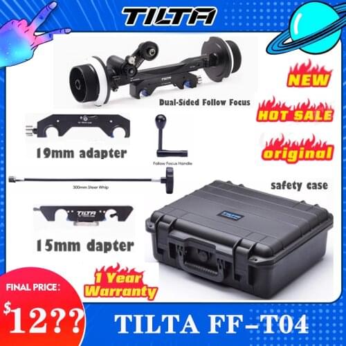 Tilta Dual Side Follow Focus Cine Film Follow Focus Kit FF-T04 for Flim Studio 19mmm rail system for RED ARRI BLACKMAGIC