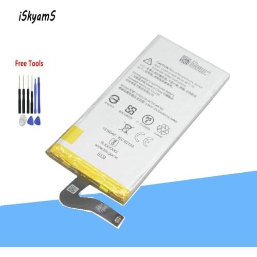 ISkyamS 1x 3700mAh G020J-B Pixel 4XL Phone Replacement Battery G020J-B For HTC Google Pixel 4 XL Pixel4 XL Batteries +Tool