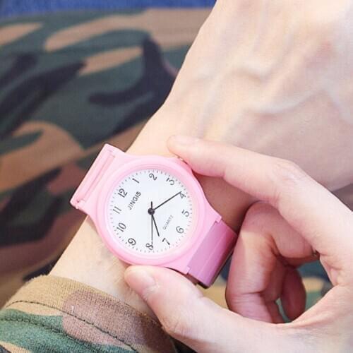 Hot Womens Watch Silicone Strap Casual student Ladies Watch Gift Clock High Quality Quartz Movement WristWatch Zegarek Damski