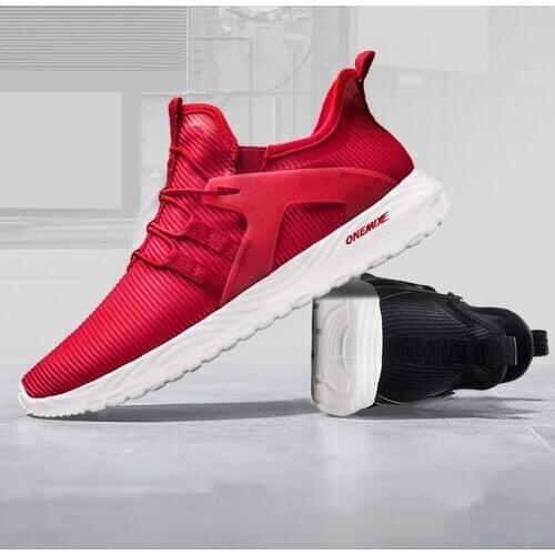 Onemix Men Running Shoes Non-slip Breathable Sneakers Walking Jogging Casual Sport Shoes Lightweight Professional Training Shoes