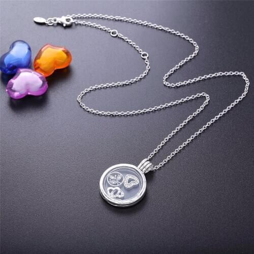 The new summer stone Locket holds necklace Fashion Jewelry 100% 925 Sterling silver Fit Original Yuede Bracelet Name Beads